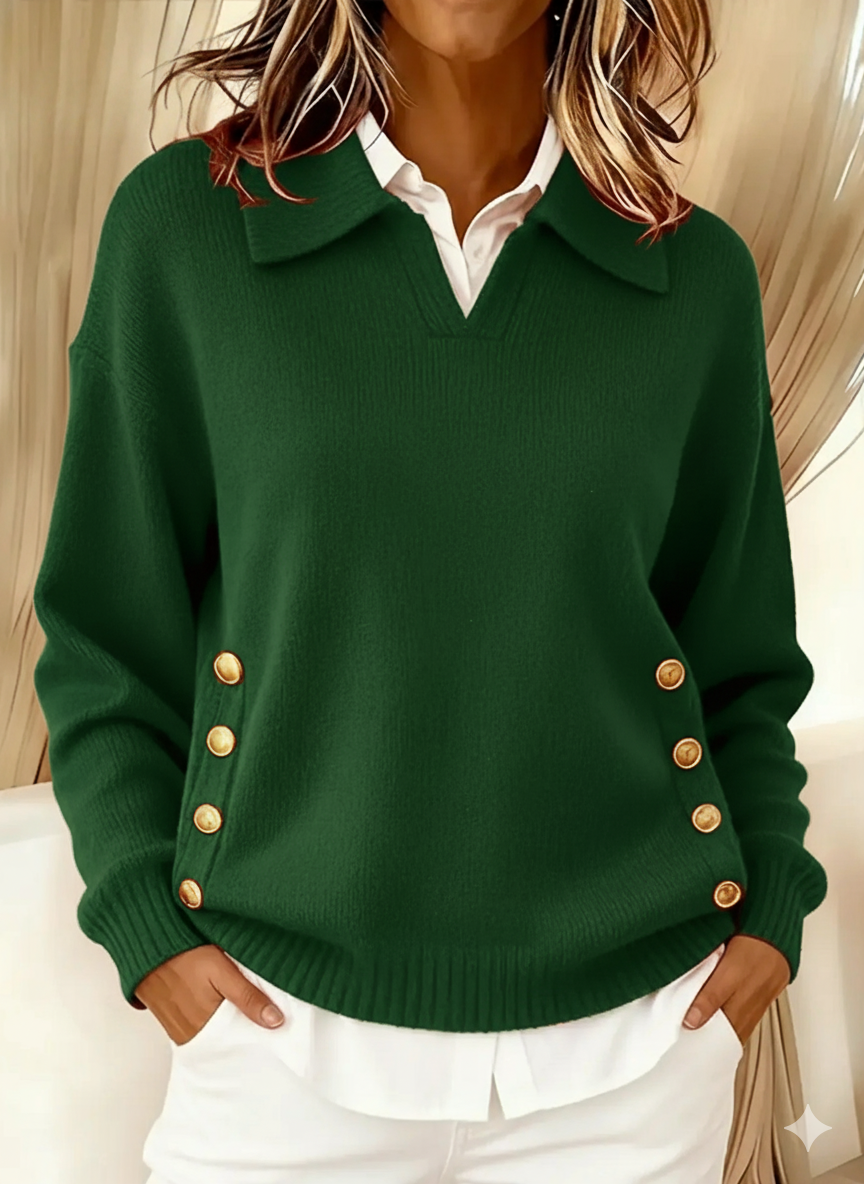 Rosalind | V-Neck Collar Jumper