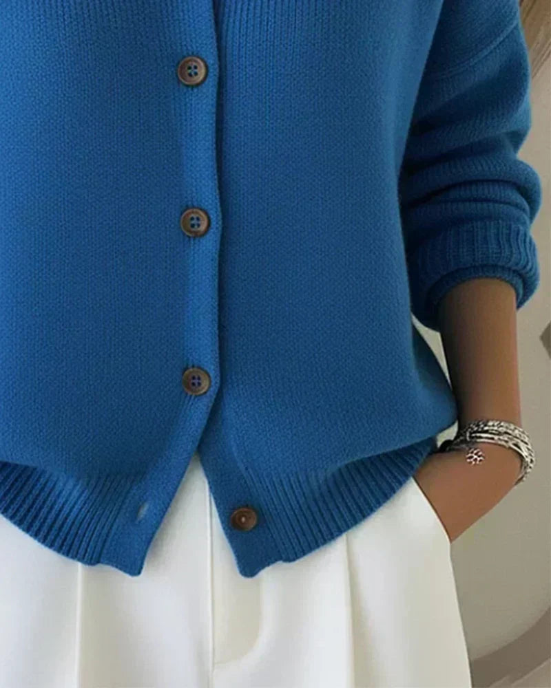 Dorothy | Collar Button Cardigan