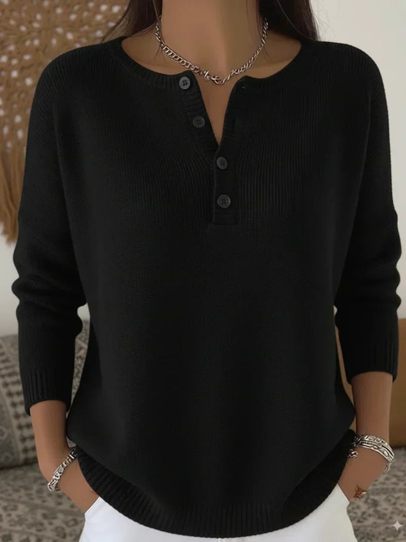 Florence | Henley Knit Jumper