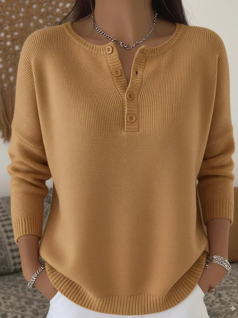 Florence | Henley Knit Jumper