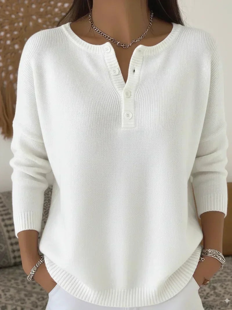 Florence | Henley Knit Jumper