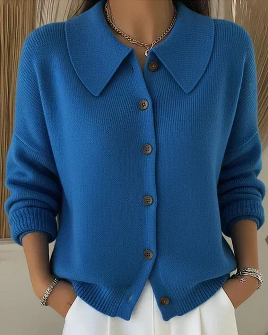 Dorothy | Collar Button Cardigan