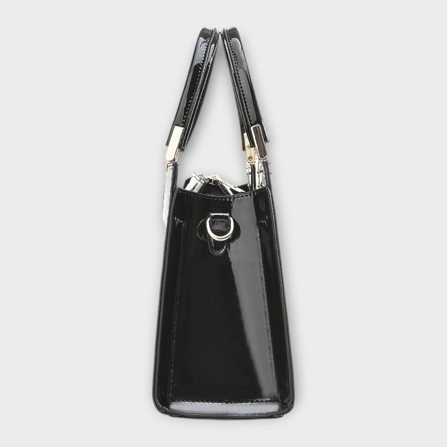 Maison Verdelle -  Shiny Crocodile Skin Pattern Handbag