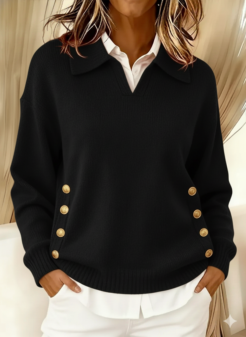 Rosalind | V-Neck Collar Jumper